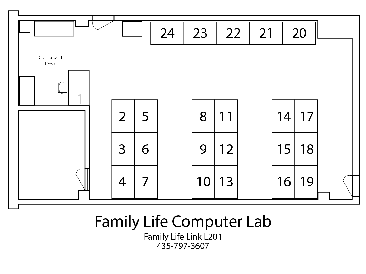Family Life lab map