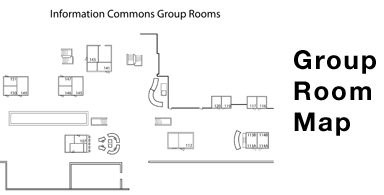 Information Commons group room map
