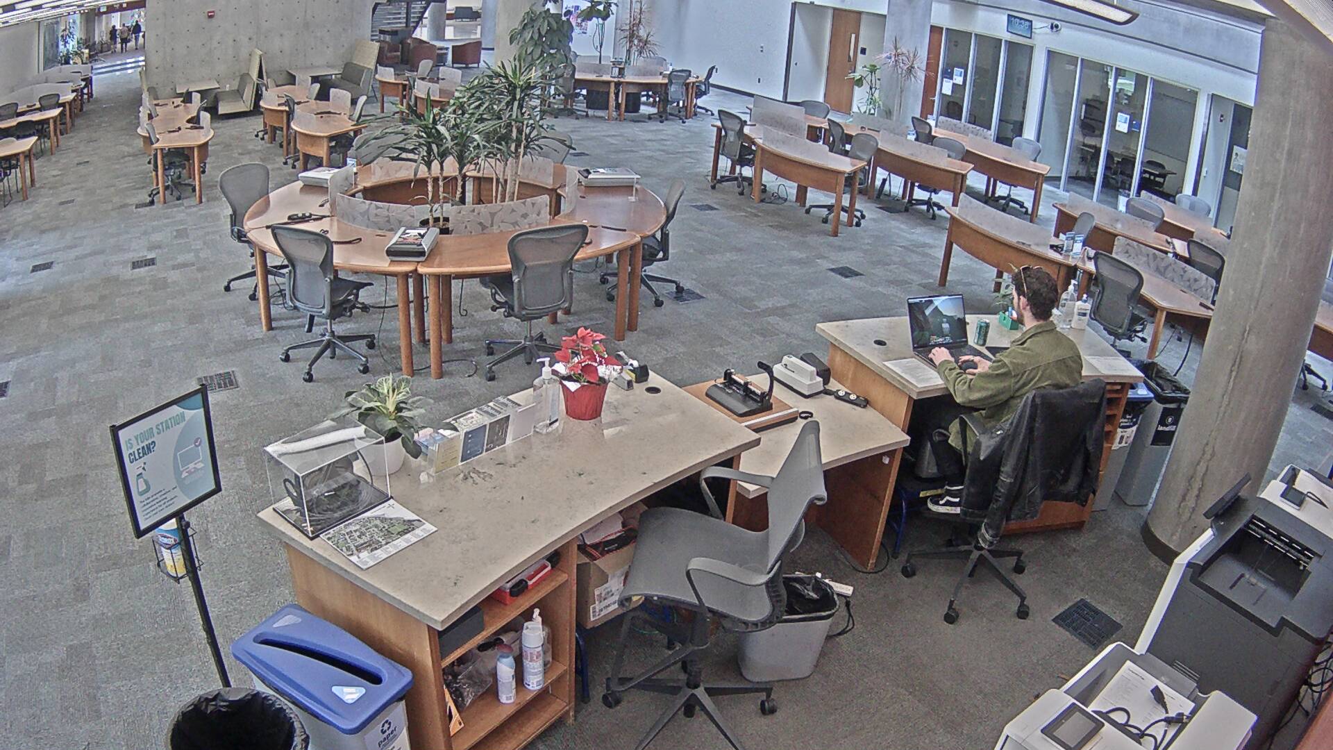 Information Commons live lab camera