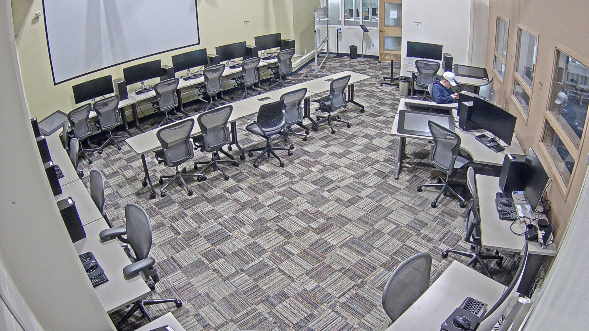 UR Graphics Room 1-2 (northeast) lab camera