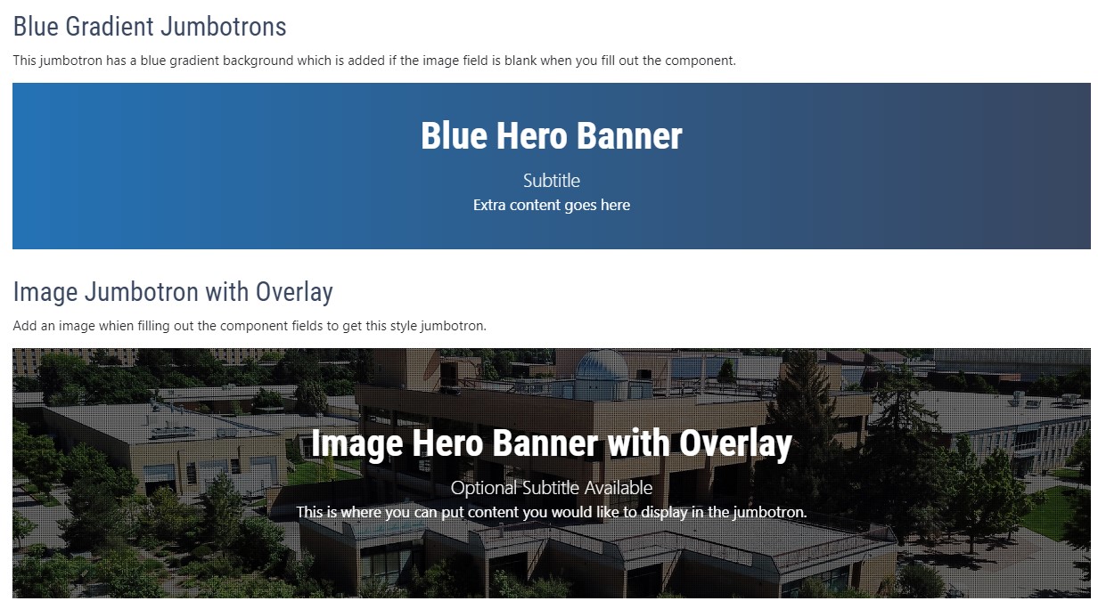 Hero Banner screenshot